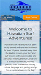 Mobile Screenshot of hawaiiansurfadventures.com